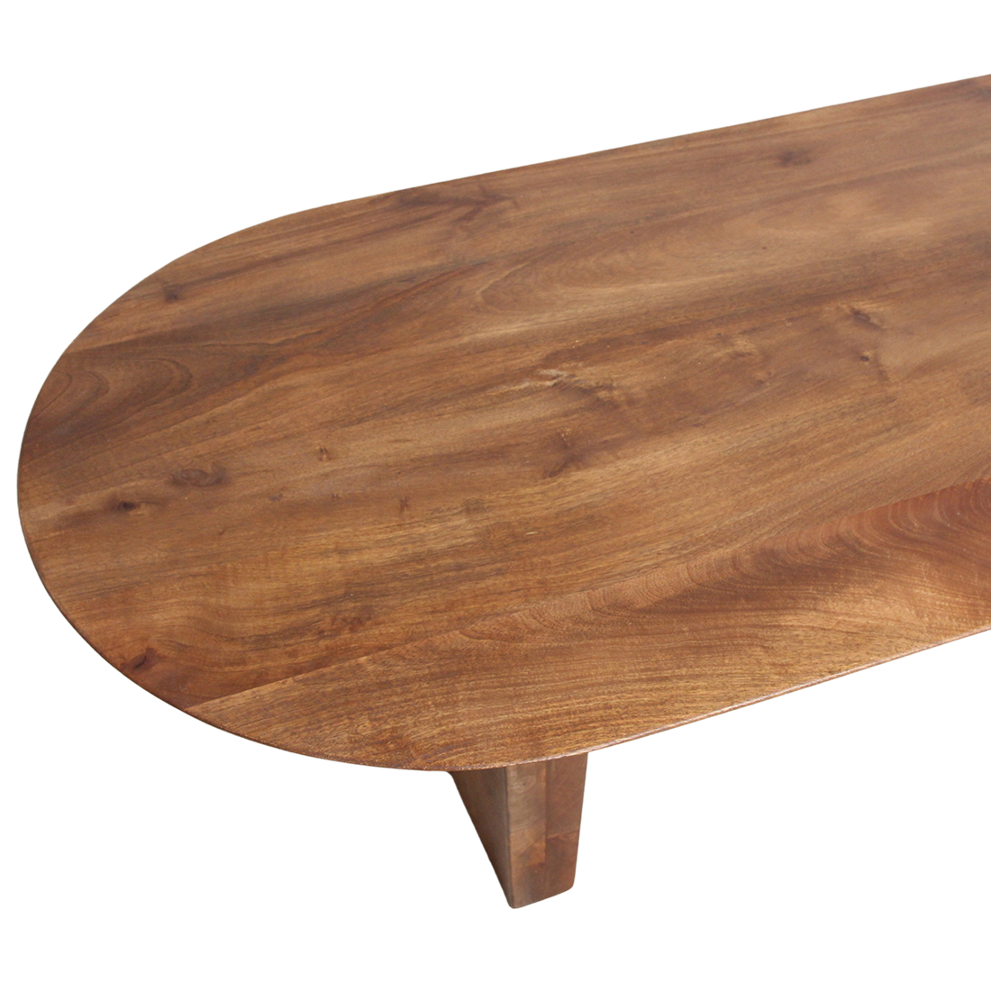Bullnose salontafel bruin - mangohout
