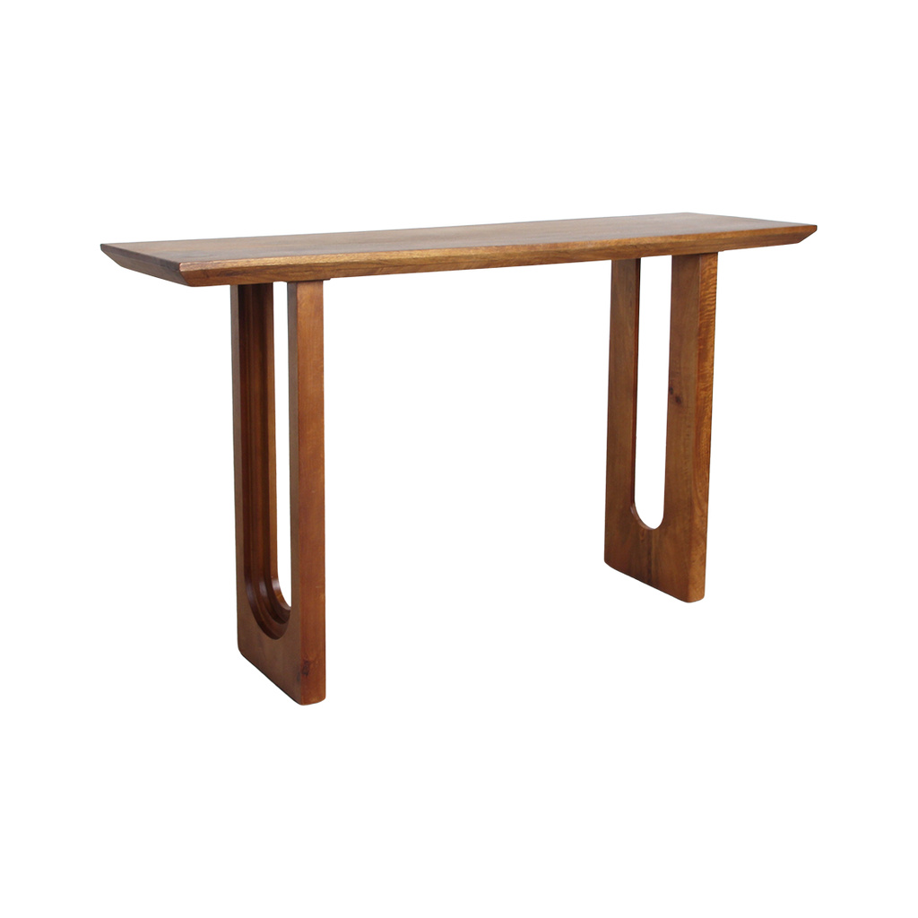 Bullnose Chamfered Wandtisch aus Mangoholz