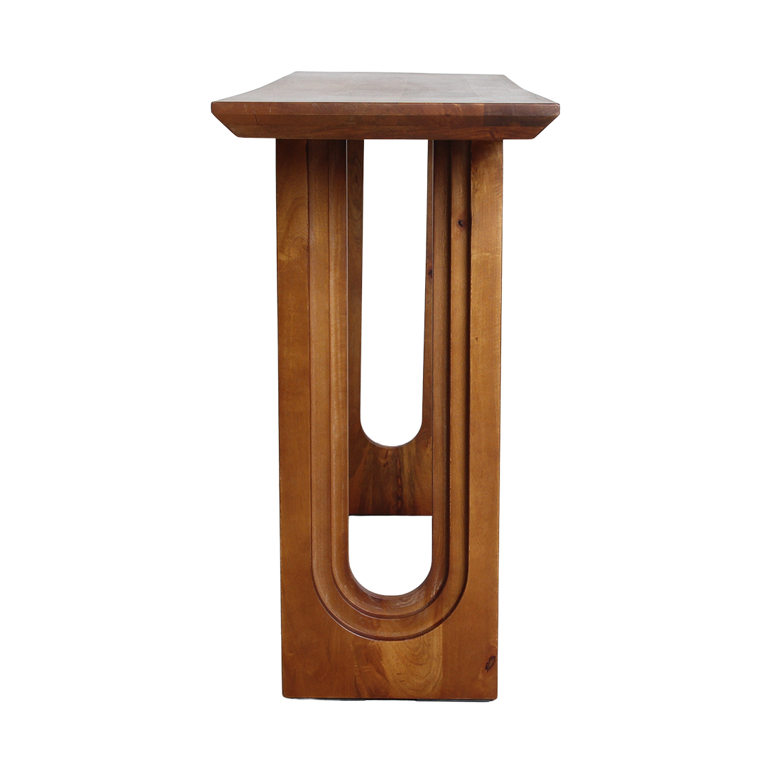 Bullnose Chamfered Wandtisch aus Mangoholz