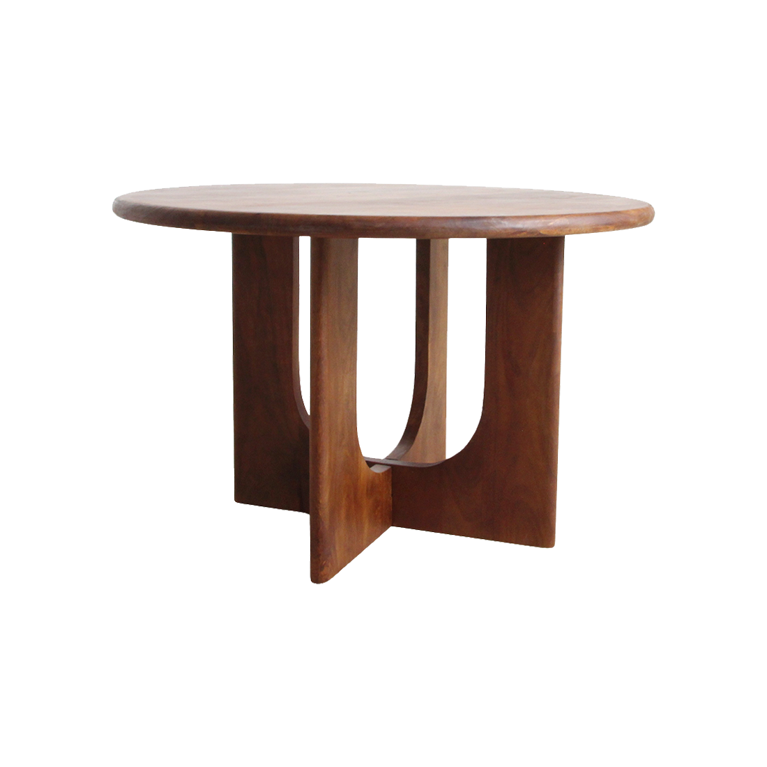 Bullnose Coliseo Round Mango Wood Dining Table - Ø 120 cm