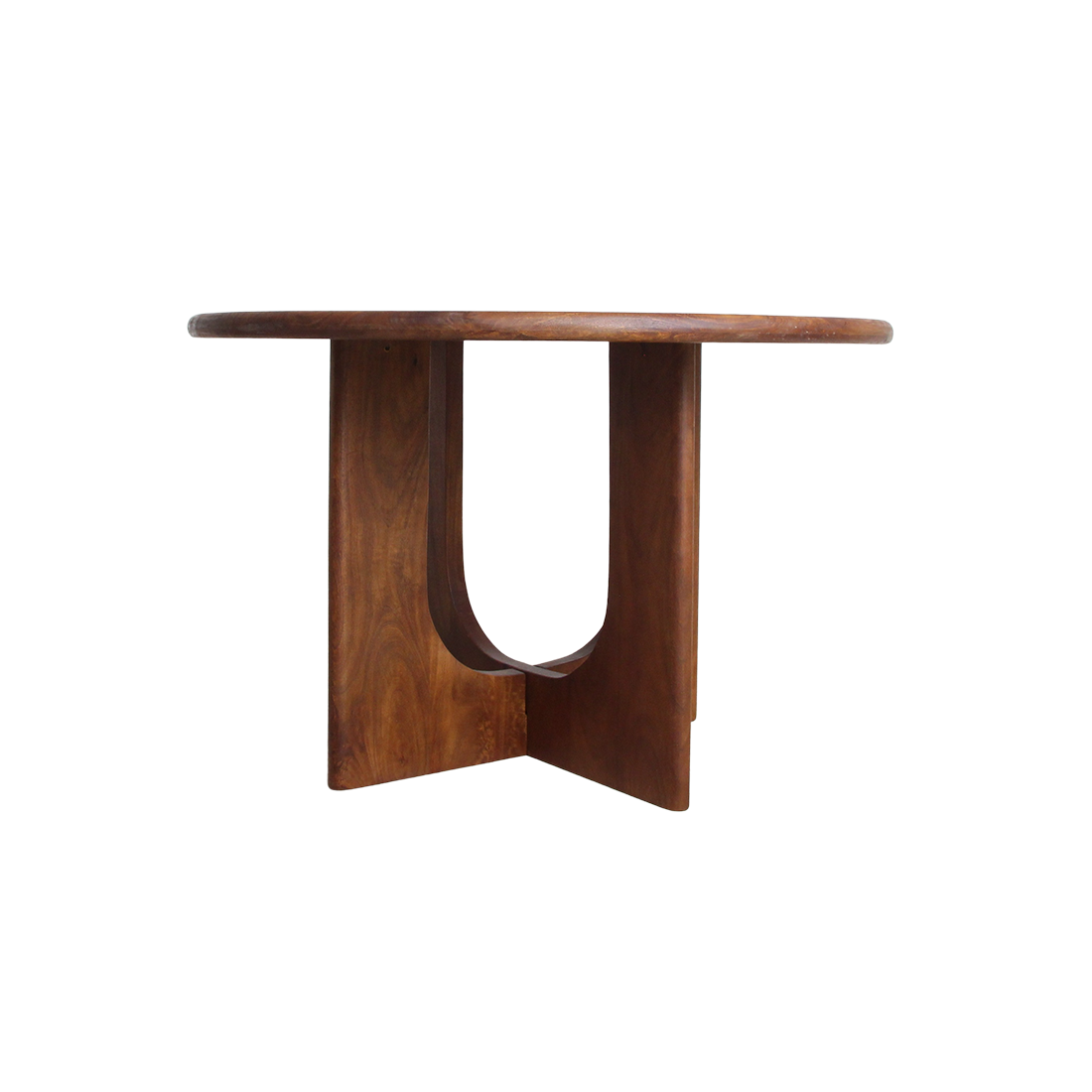 Bullnose Coliseo Round Mango Wood Dining Table - Ø 120 cm