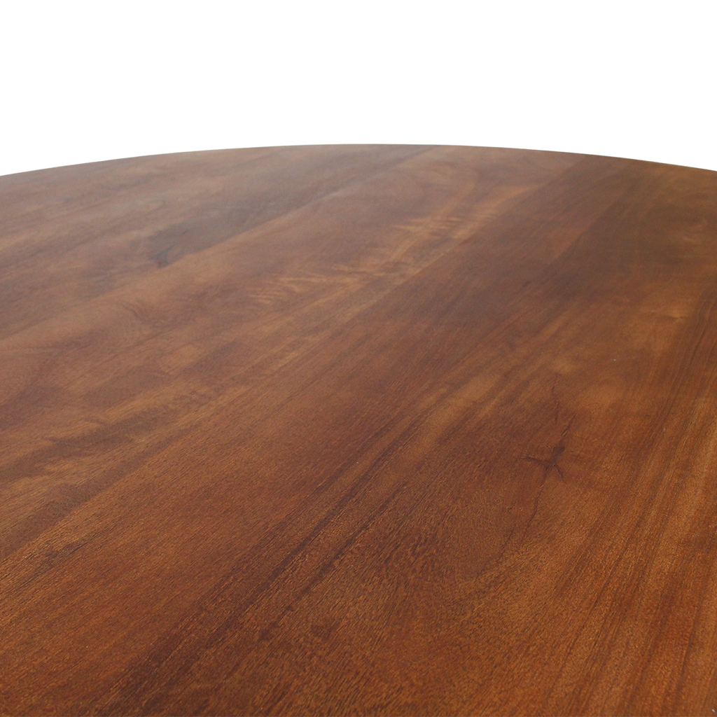 Bullnose Coliseo Round Mango Wood Dining Table - Ø 120 cm
