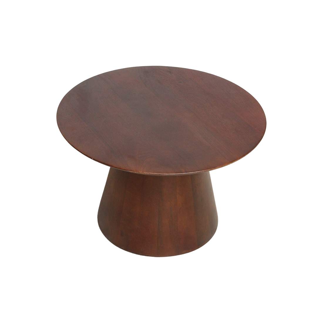Bullnose Mango Wood Side Table Cone Ø 55 cm