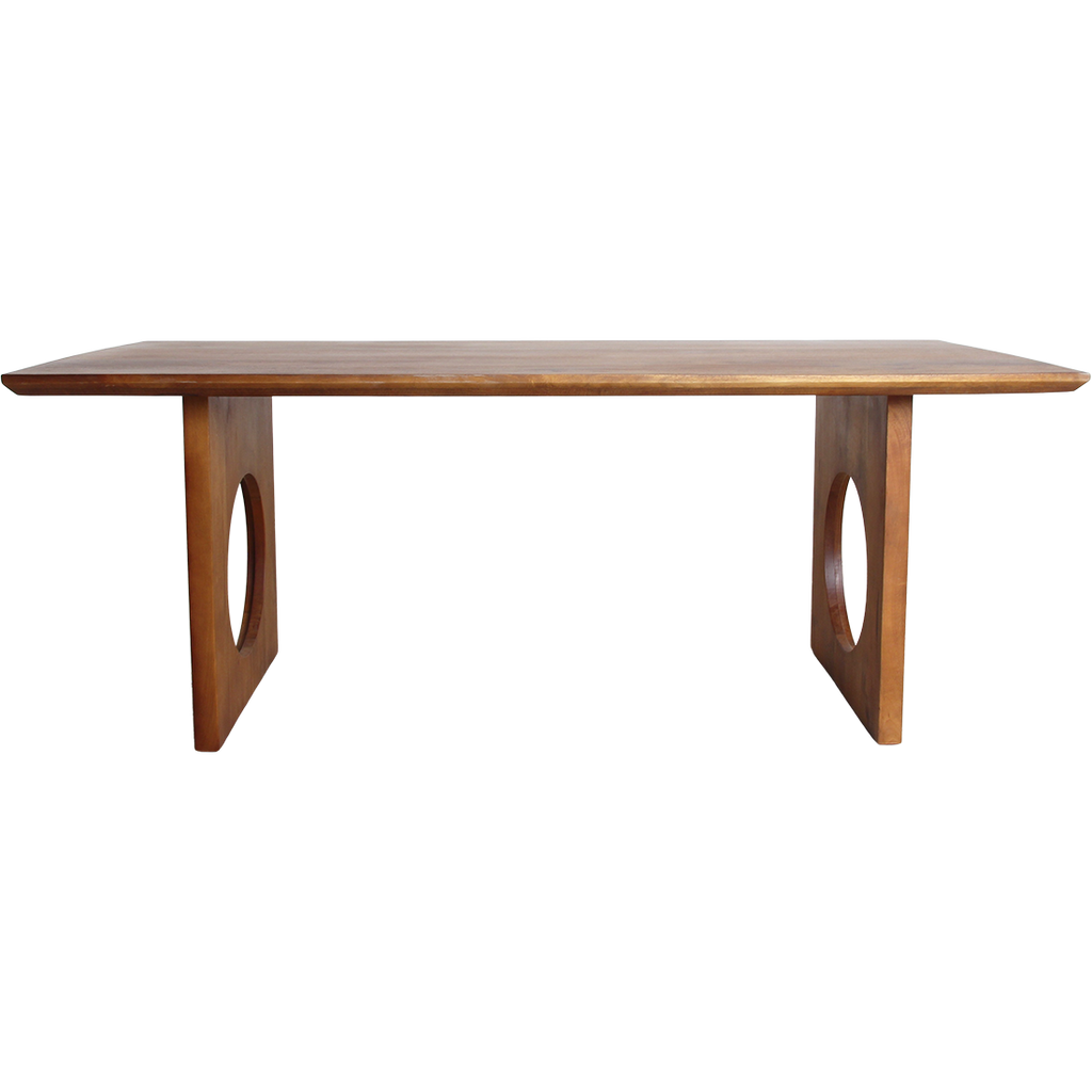 Bullnose Chamfered Loop mangohouten eettafel  - 180 cm