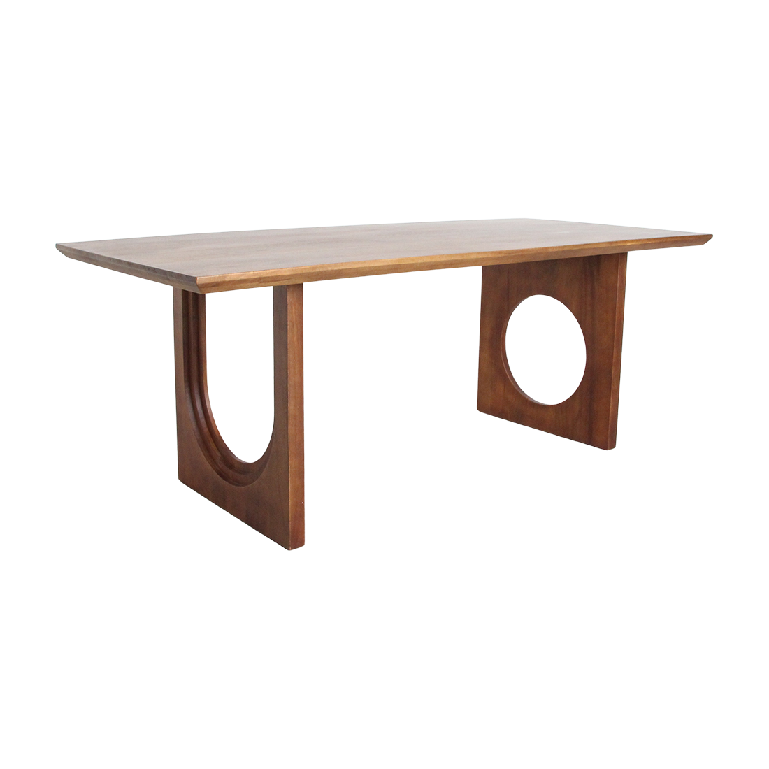 Bullnose Chamfered Mix Mango Wood Dining Table - 200 cm