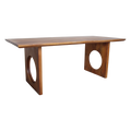 Bullnose Chamfered Loop mangohouten eettafel  - 240 cm
