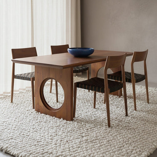 Bullnose Chamfered Loop mangohouten eettafel - 240 cm - Noël Home