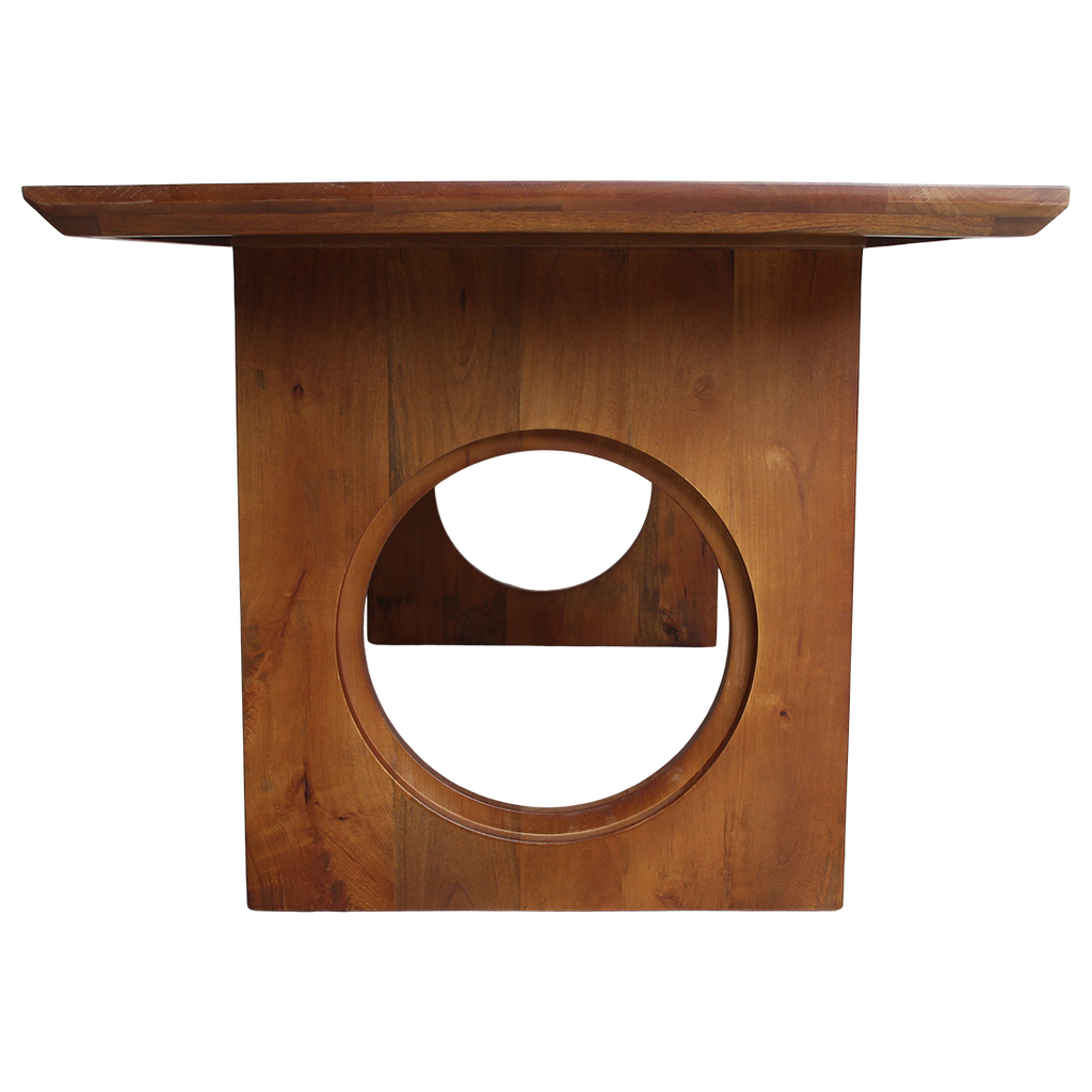 Bullnose Chamfered Loop mangohouten eettafel  - 240 cm