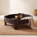 Chakki Side Table Black - 73x73x25 cm