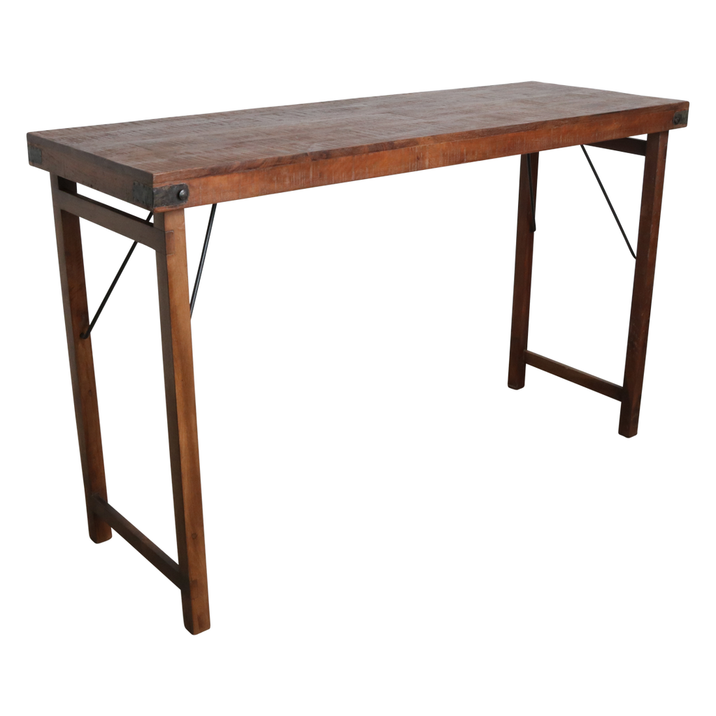 Inklapbare bartafel bruin - 170x60x107 cm