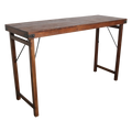 Inklapbare bartafel bruin - 170x60x107 cm