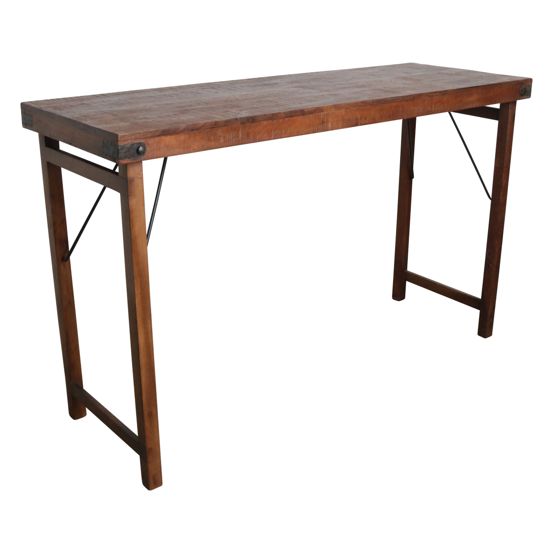Inklapbare bartafel bruin - 170x60x107 cm