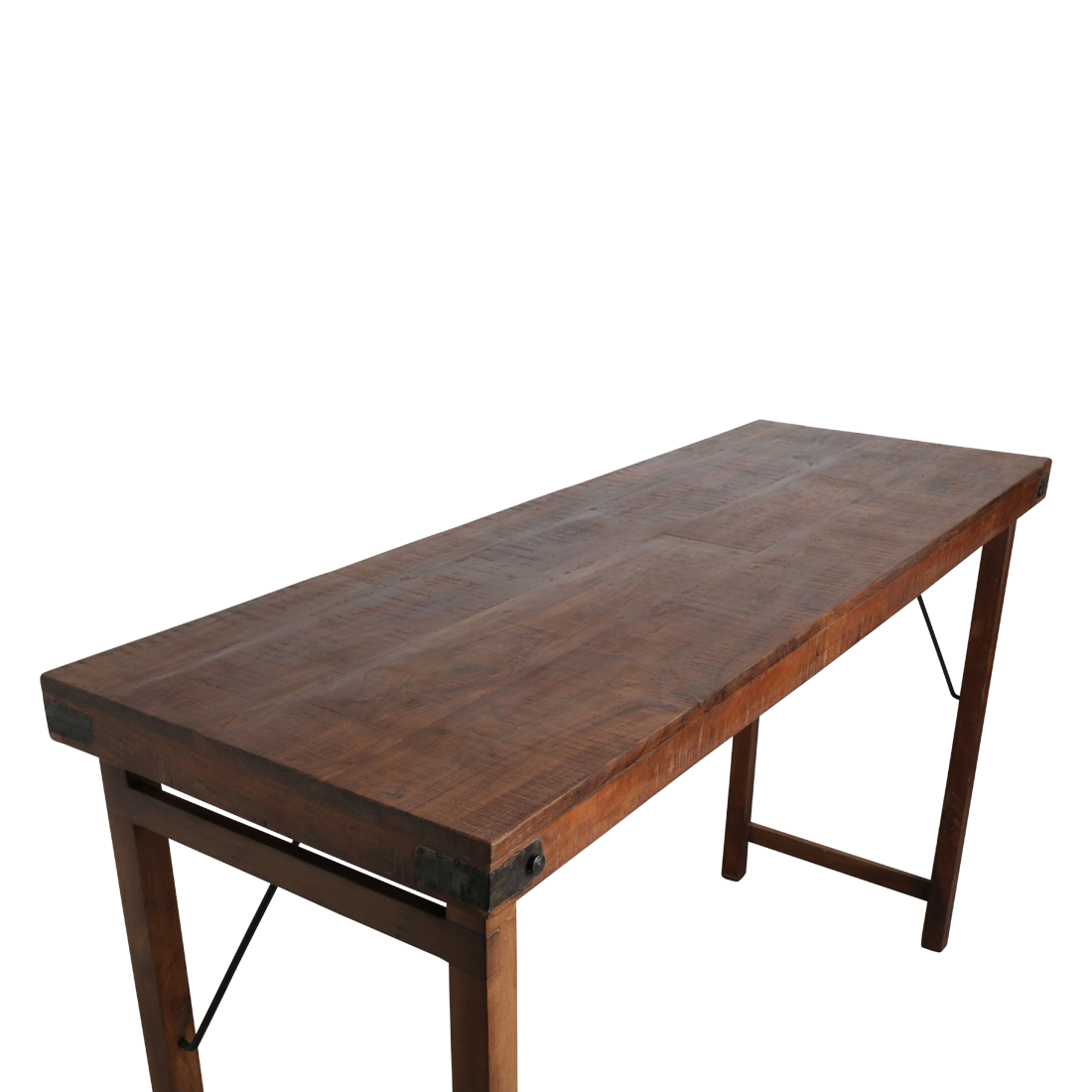 Inklapbare bartafel bruin - 170x60x107 cm