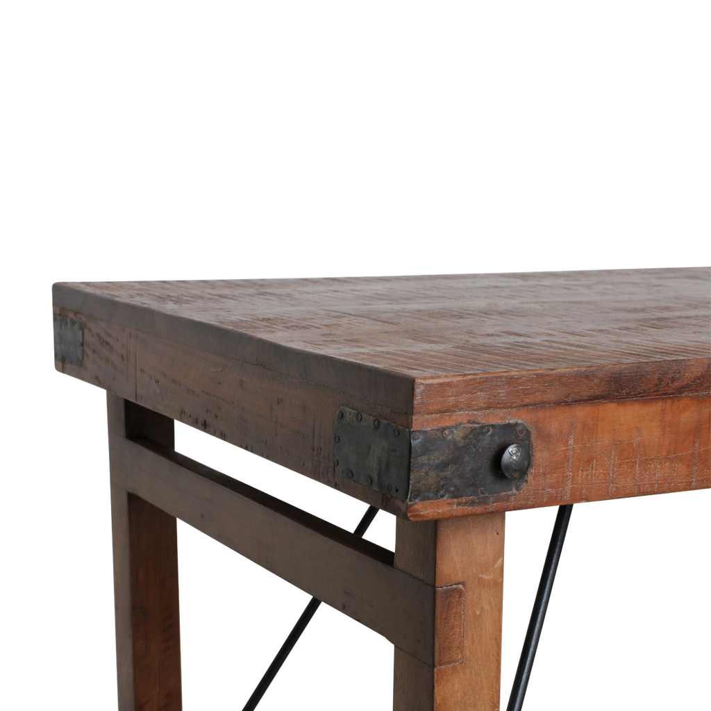Inklapbare bartafel bruin - 170x60x107 cm