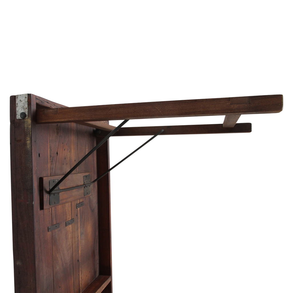 Foldable Vintage Dining Table - Reclaimed Wood - 165x75x76 cm