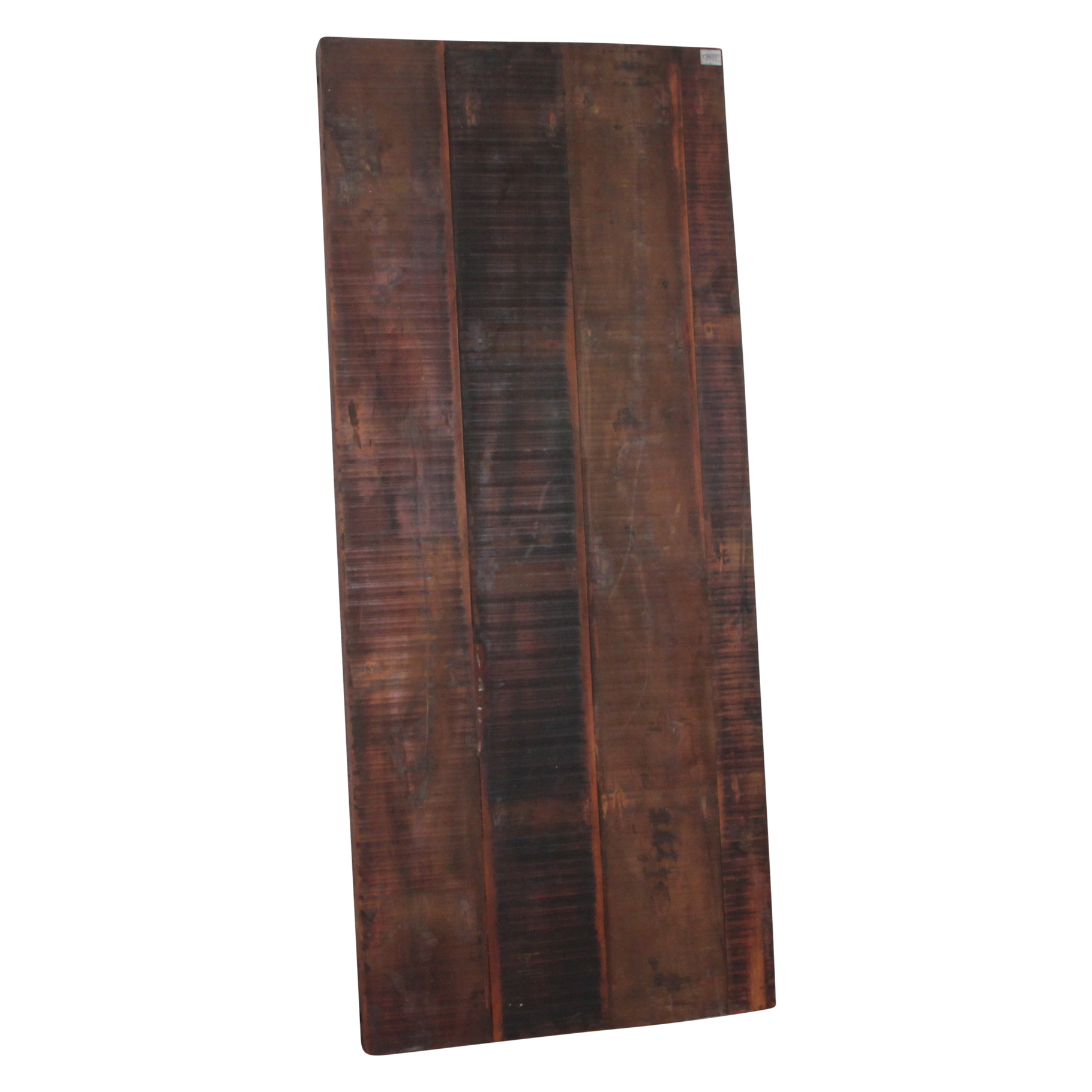 Inklapbare vintage eettafel XL - Gerecycled hout - 190x80x76 cm