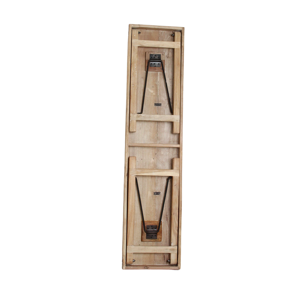 Limewash opklapbare wandtafel/console tafel - 170x40x76 cm