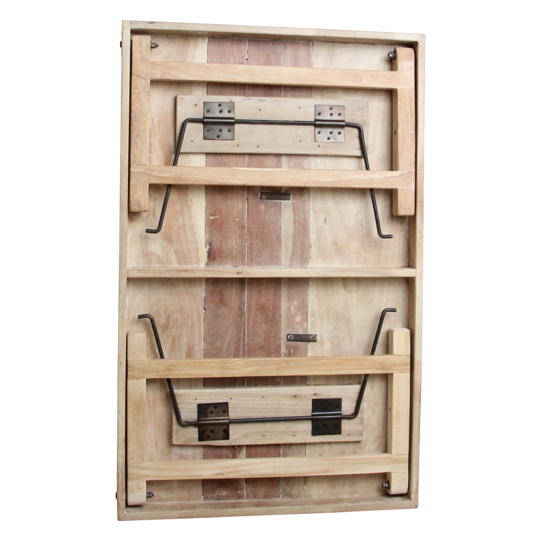 Limewash foldable coffee table - 120x75x45 cm