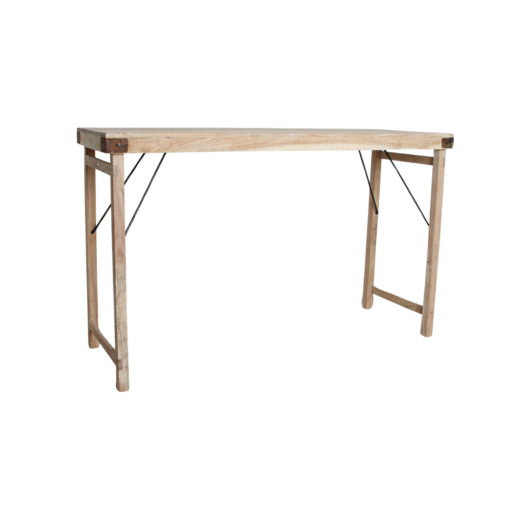 Limewash inklapbare bartafel - 170x60x107 cm