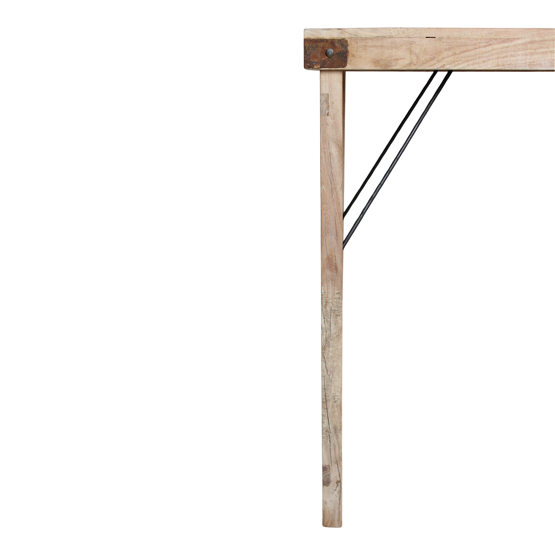 Limewash inklapbare bartafel - 170x60x107 cm