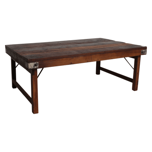 Bruine inklapbare salontafel - 120x75x45 cm - Noël Home