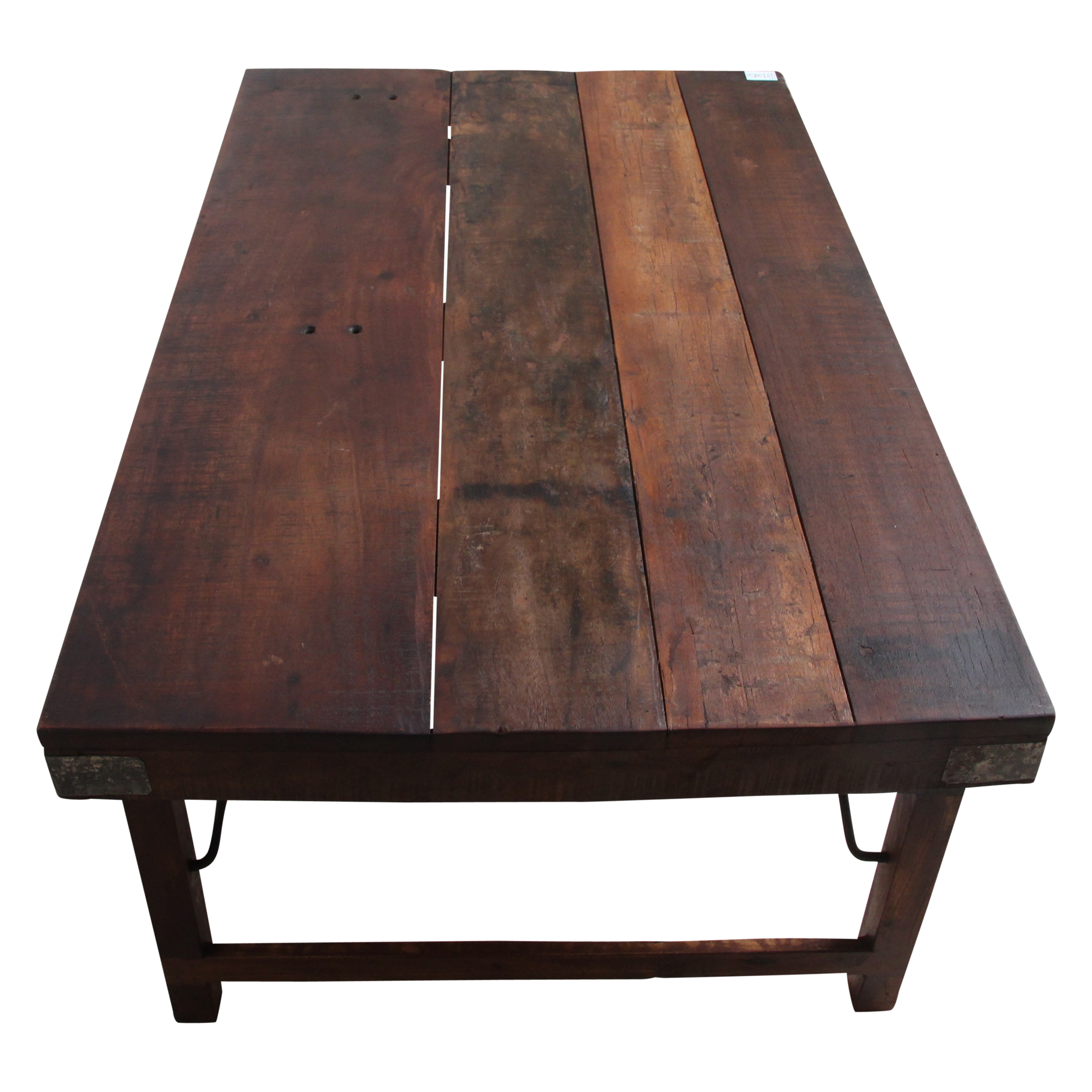 Bruine inklapbare salontafel - 120x75x45 cm