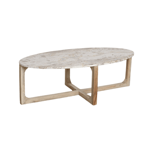 Marmeren salontafel Créme - 120x60x38 cm - Noël Home