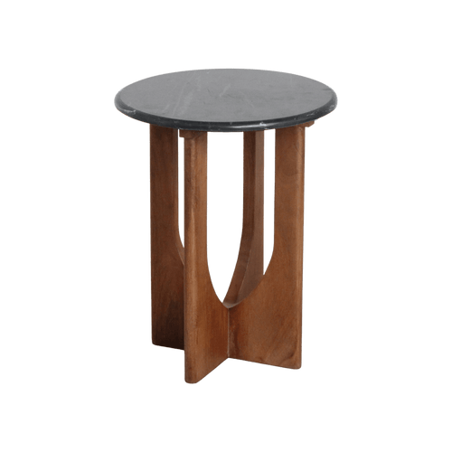 Brunei marmeren bijzettafel - zwart - Noël Home