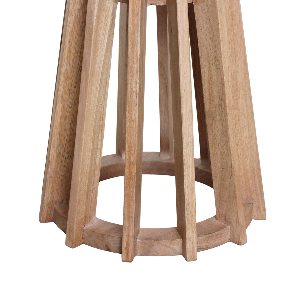 Sarawak marble side table - white