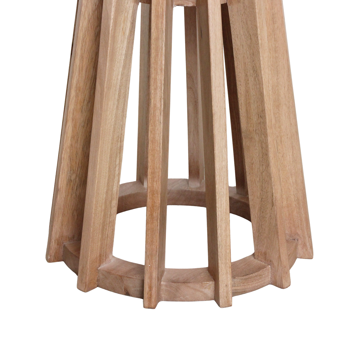 Sarawak marble side table - white