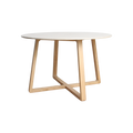 Infinity round marble dining table - Ø 120 cm