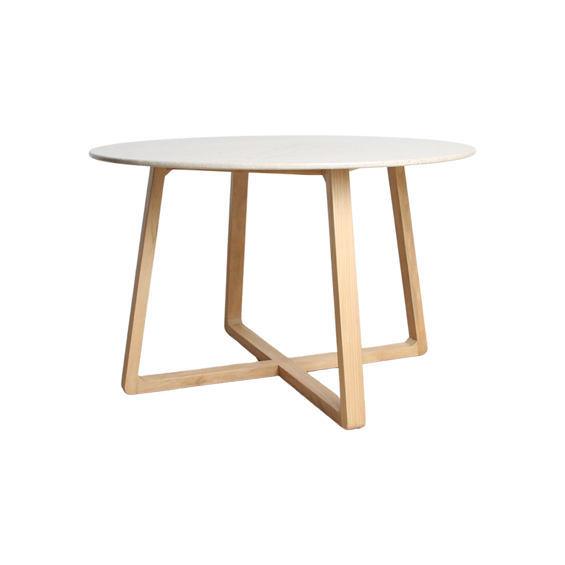 Infinity round marble dining table - Ø 120 cm