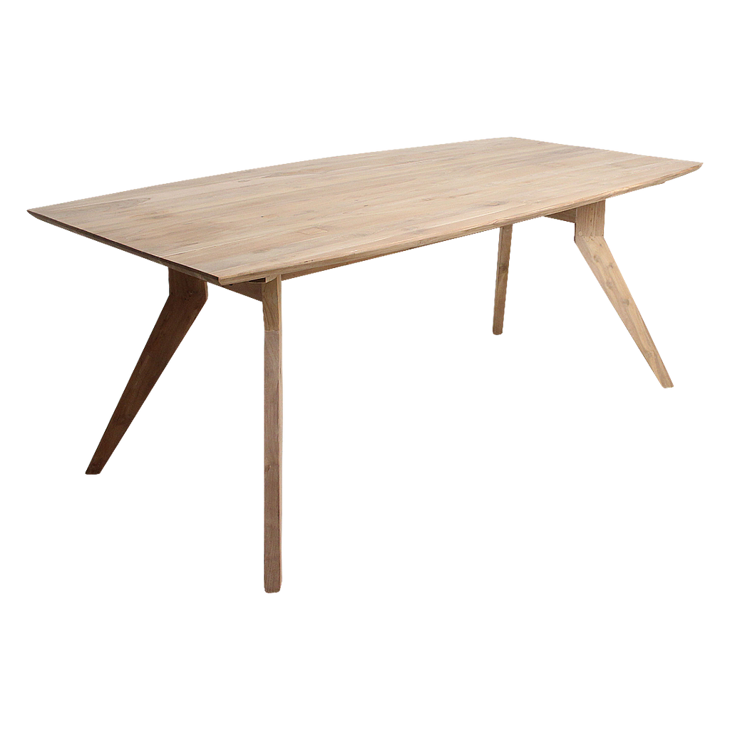 Studio teakhouten eettafel - 200 cm
