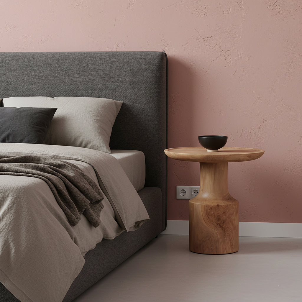Nero teak side table Day - natural teak