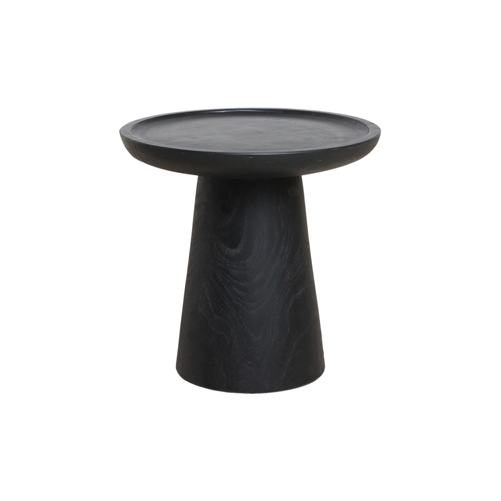 Nero teakhouten bijzettafel  Dusk - zwart