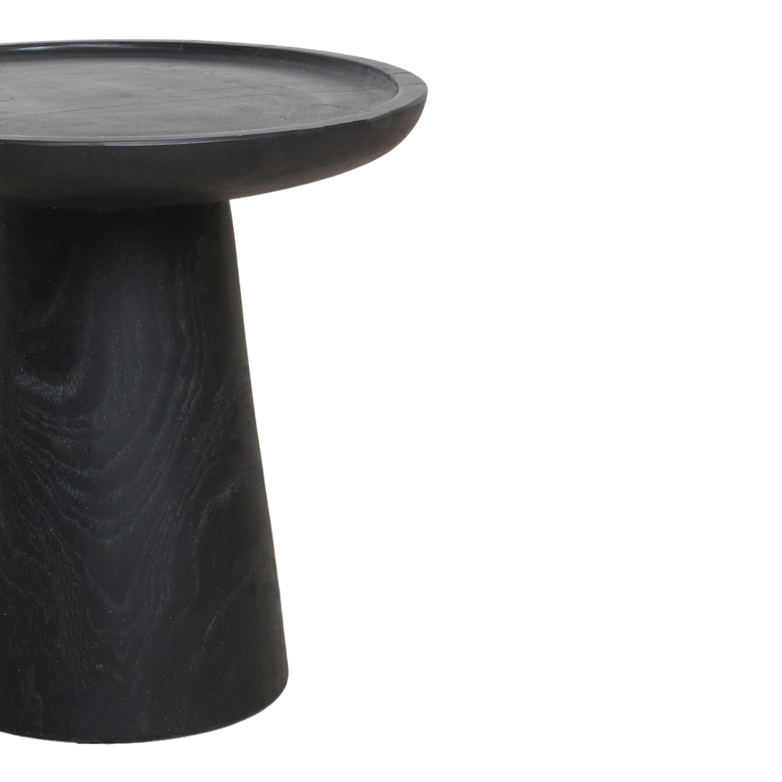 Nero Teak Side Table Dusk - black
