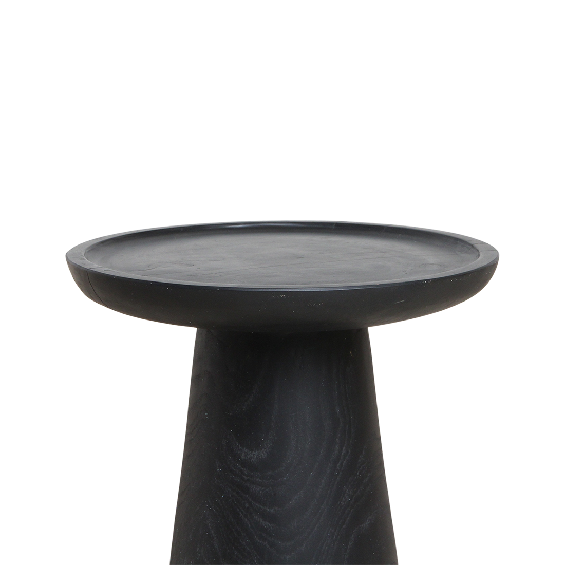 Nero Teak Side Table Dusk - black