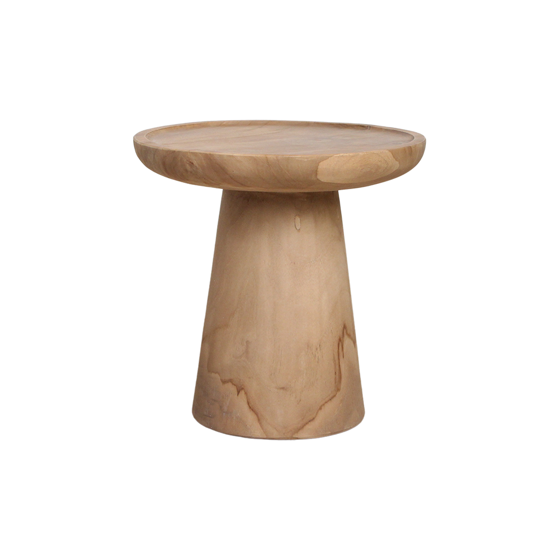 Nero Teak Side Table Ray - Natural Teak