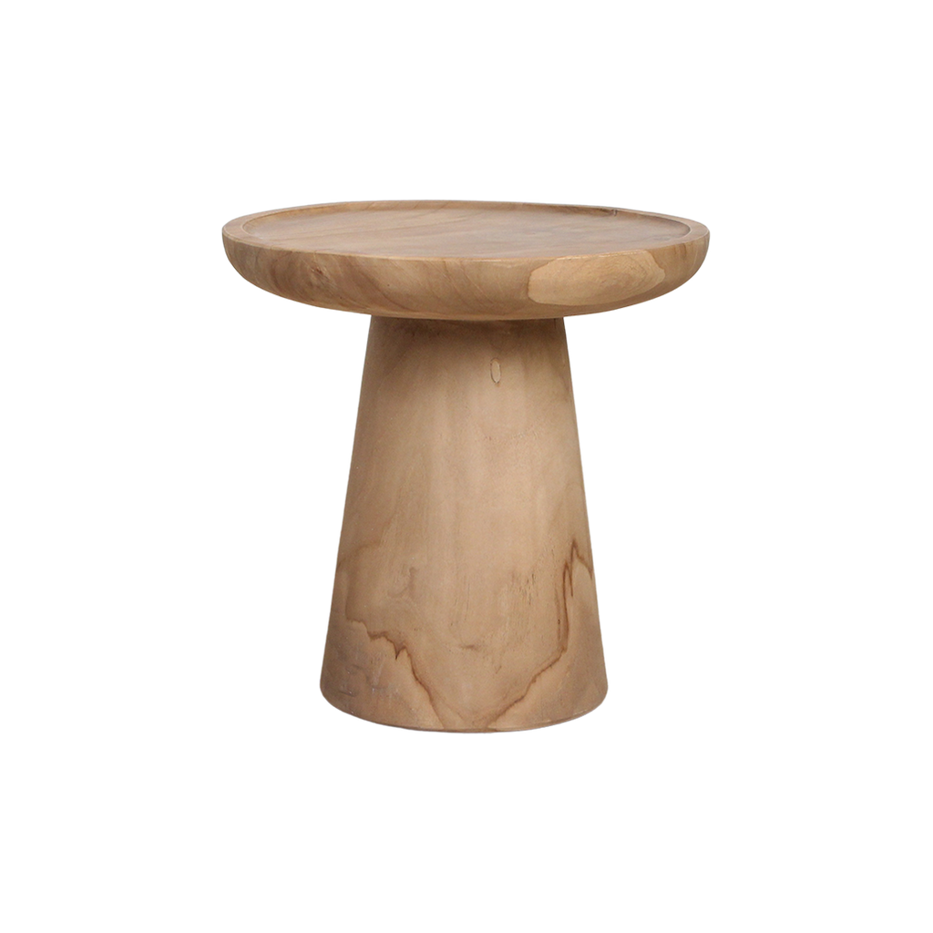 Nero Teak Side Table Ray - Natural Teak