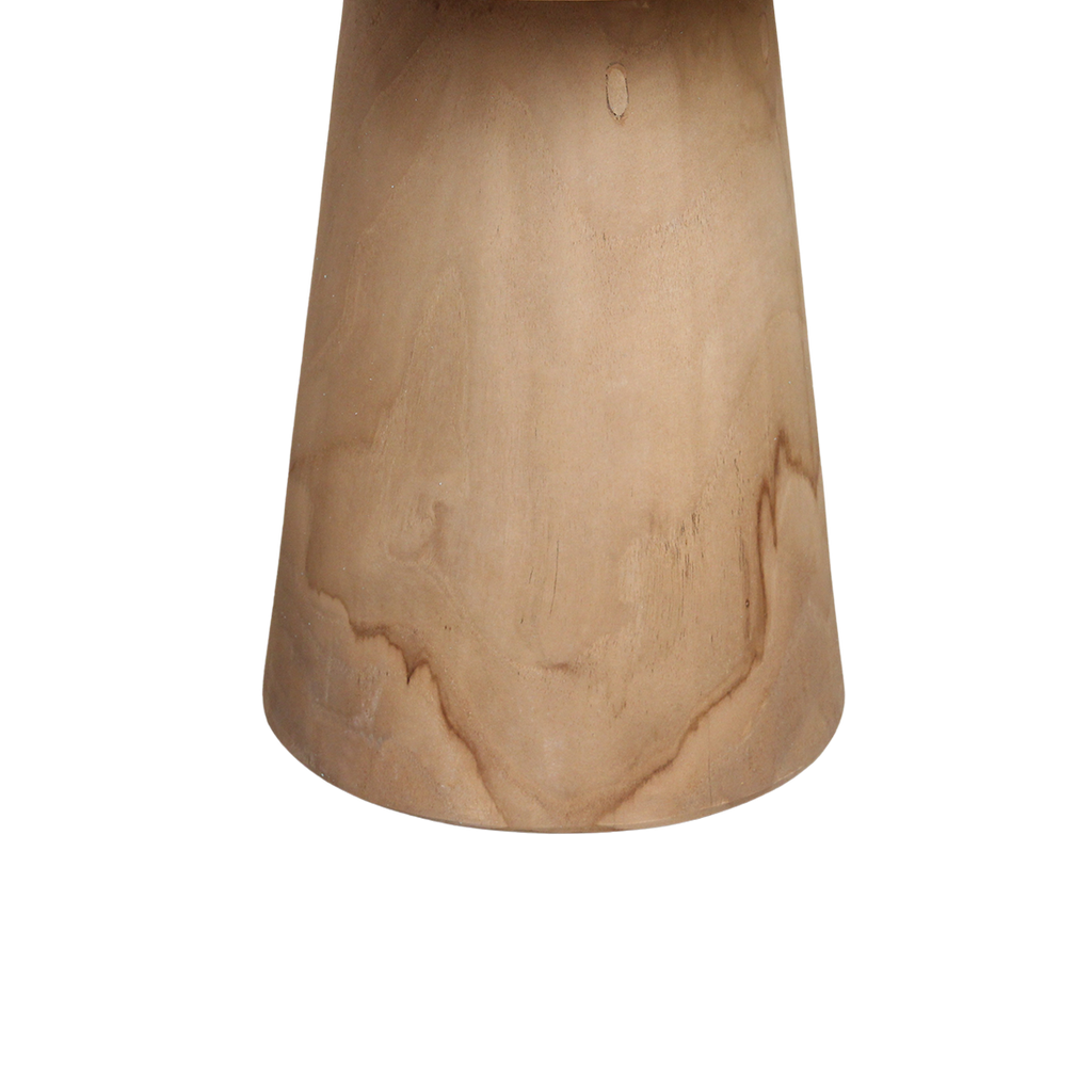 Nero Teak Side Table Ray - Natural Teak