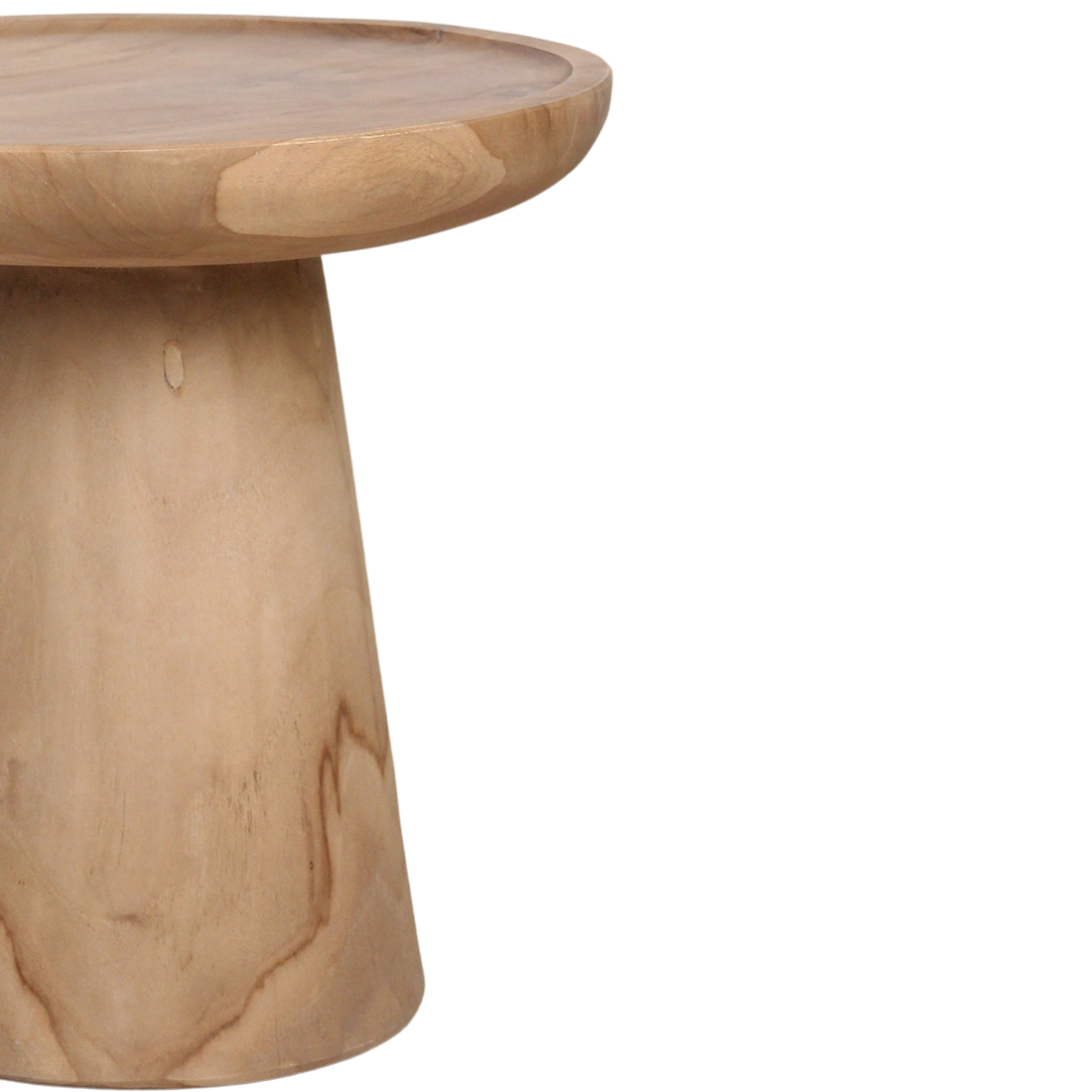 Nero Teak Side Table Ray - Natural Teak