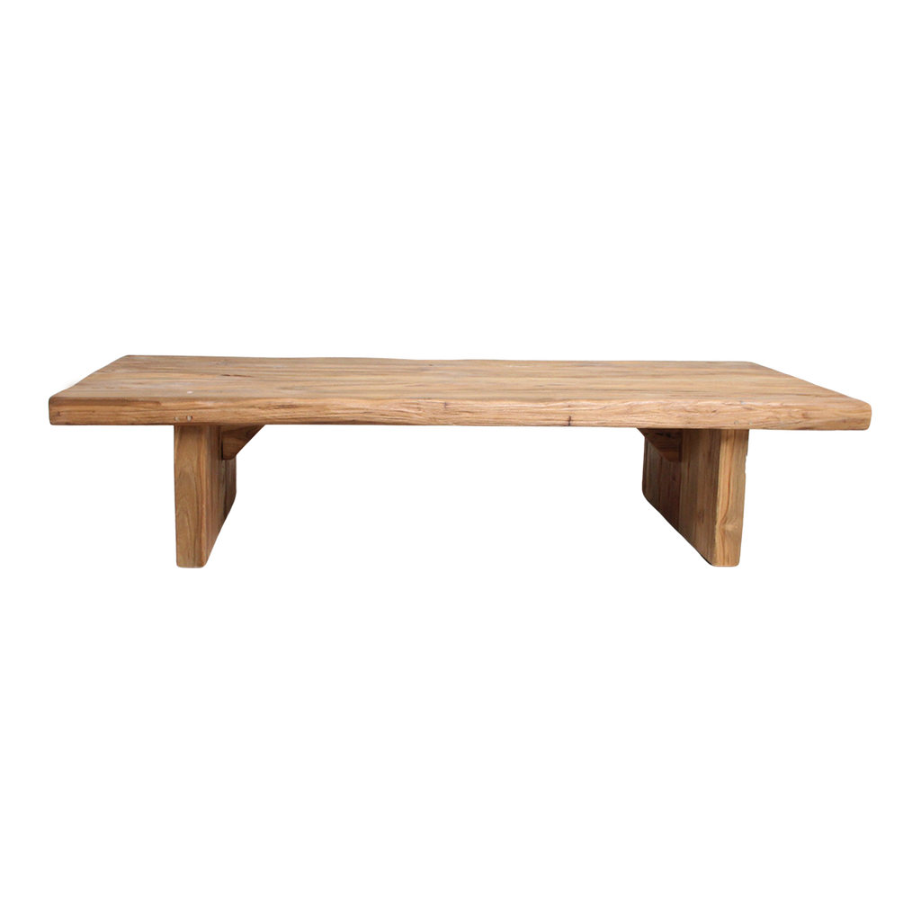 Teakhouten salontafel - FSC-gerecycled - 140x60x30 cm