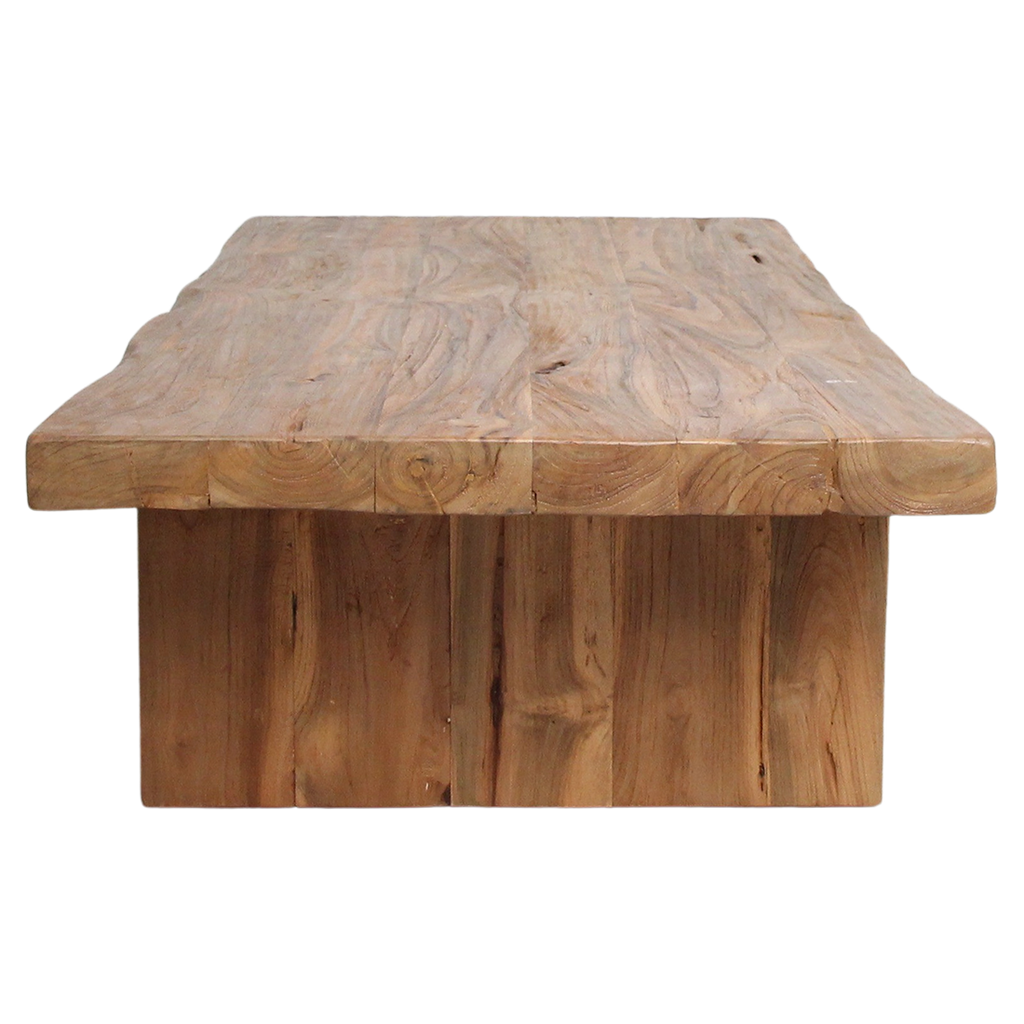 Teakhouten salontafel - FSC-gerecycled - 140x60x30 cm